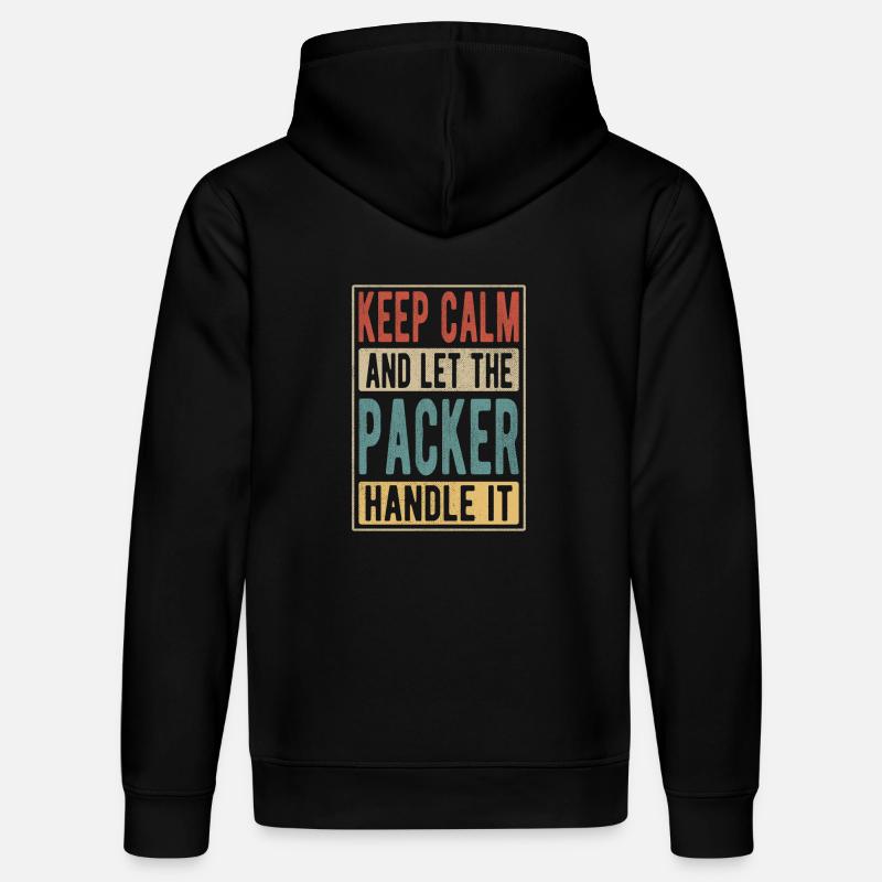 Packer Retro Gift - Stanley/Stella DRUMMER Unisex Organic Hoodie - black