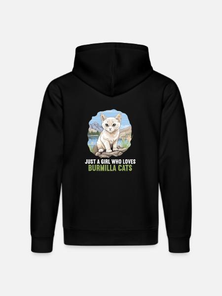 Burmilla Kitten Burmilla Cat - Stanley/Stella DRUMMER Unisex Organic Hoodie - black