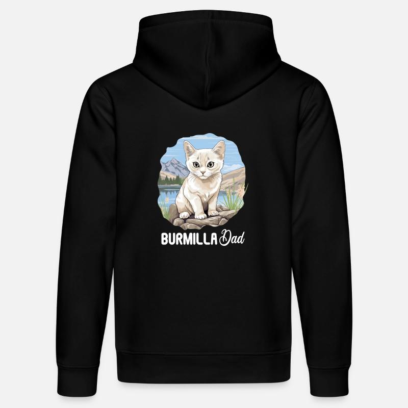 Burmilla Chaton Burmilla Chat - Sweat à capuche bio DRUMMER Stanley/Stella Unisexe - noir