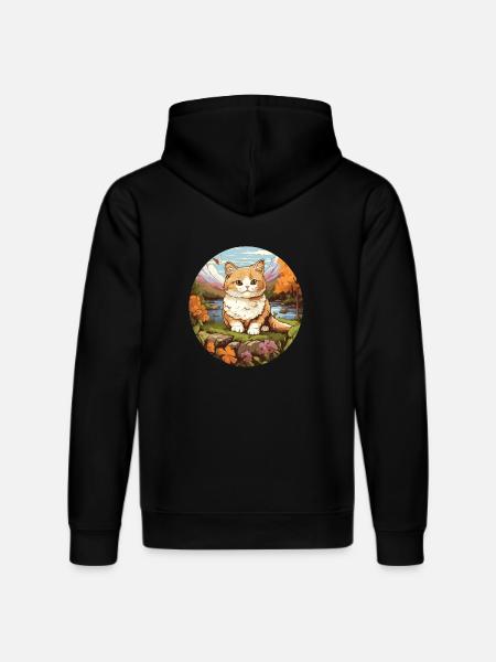 Munchkin Chaton Munchkin Chat - Sweat à capuche bio DRUMMER Stanley/Stella Unisexe - noir