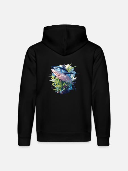 Tuna Thunfische Thunfisch - Stanley/Stella DRUMMER Unisex Organic Hoodie - black