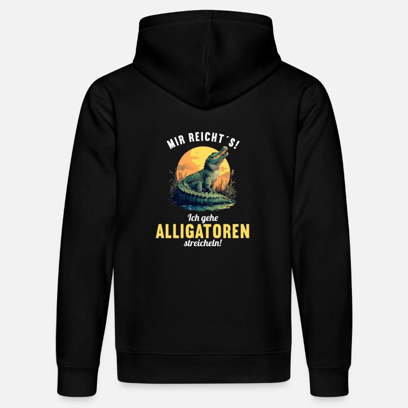 Alligatoren Alligator - Sweat à capuche bio DRUMMER Stanley/Stella Unisexe - noir