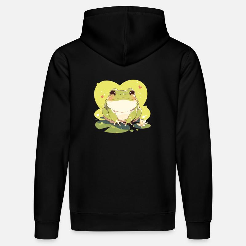 Toad Toads Toad - Stanley/Stella DRUMMER Unisex Organic Hoodie - black