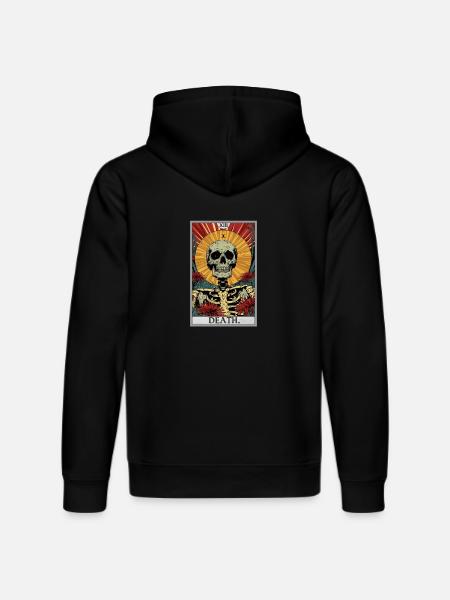 Tarot Card Tarot Card Death - Stanley/Stella DRUMMER Unisex Organic Hoodie - black
