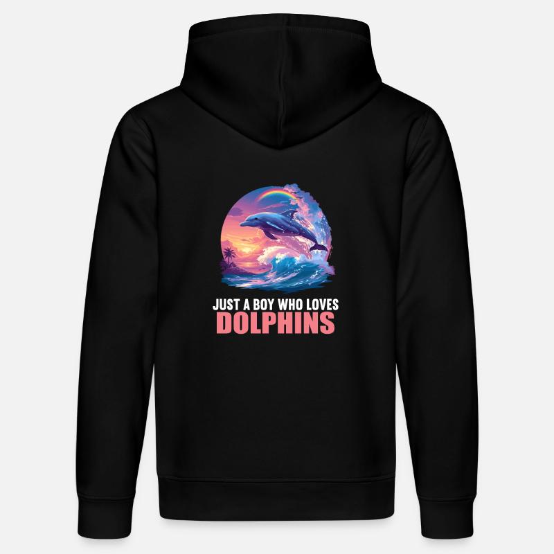 Dauphin Dauphins Dauphin - Sweat à capuche bio DRUMMER Stanley/Stella Unisexe - noir