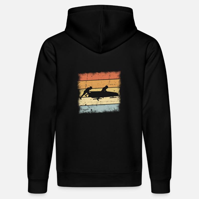 Bob Sled Coucher de soleil - Sweat à capuche bio DRUMMER Stanley/Stella Unisexe - noir