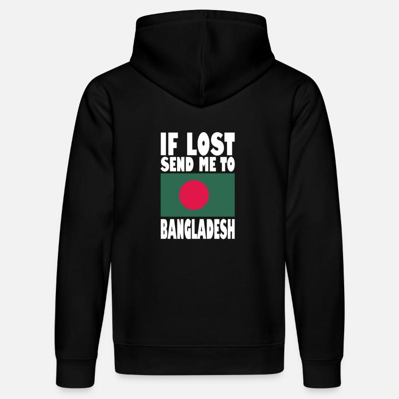 Drapeau du Bangladesh - Sweat à capuche bio DRUMMER Stanley/Stella Unisexe - noir