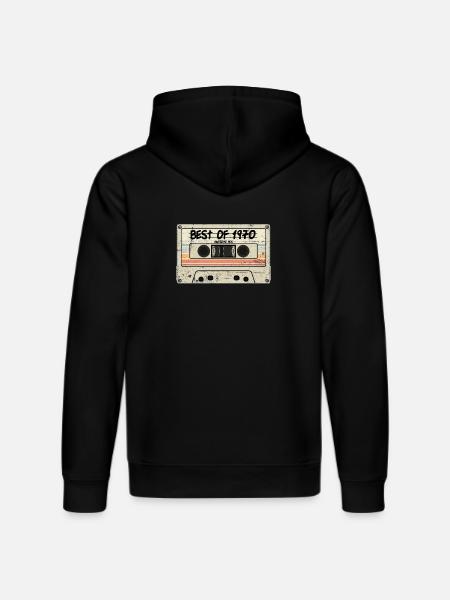 Best of 1970 - Stanley/Stella Unisex Bio-Hoodie DRUMMER - Schwarz