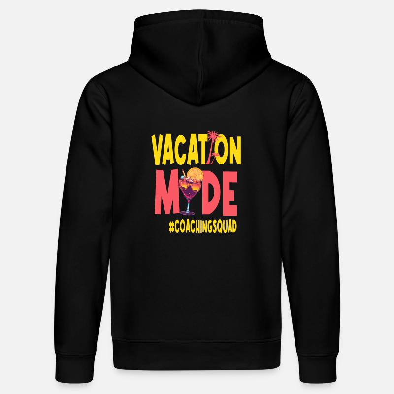 Coaching Vacances Vacy Mode Coachingsquad - Sweat à capuche bio DRUMMER Stanley/Stella Unisexe - noir