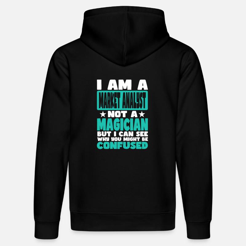 Marktanalyst - Stanley/Stella Unisex Bio-Hoodie DRUMMER  - Schwarz