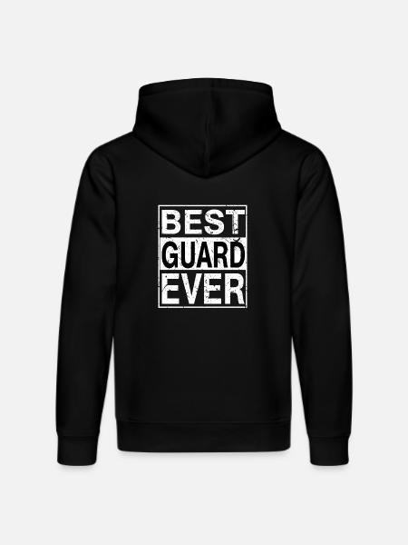 Best Guard ever Guard Gift - Stanley/Stella DRUMMER Unisex Organic Hoodie - black
