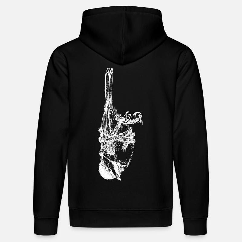 Oiseau - Sweat à capuche bio DRUMMER Stanley/Stella Unisexe - noir