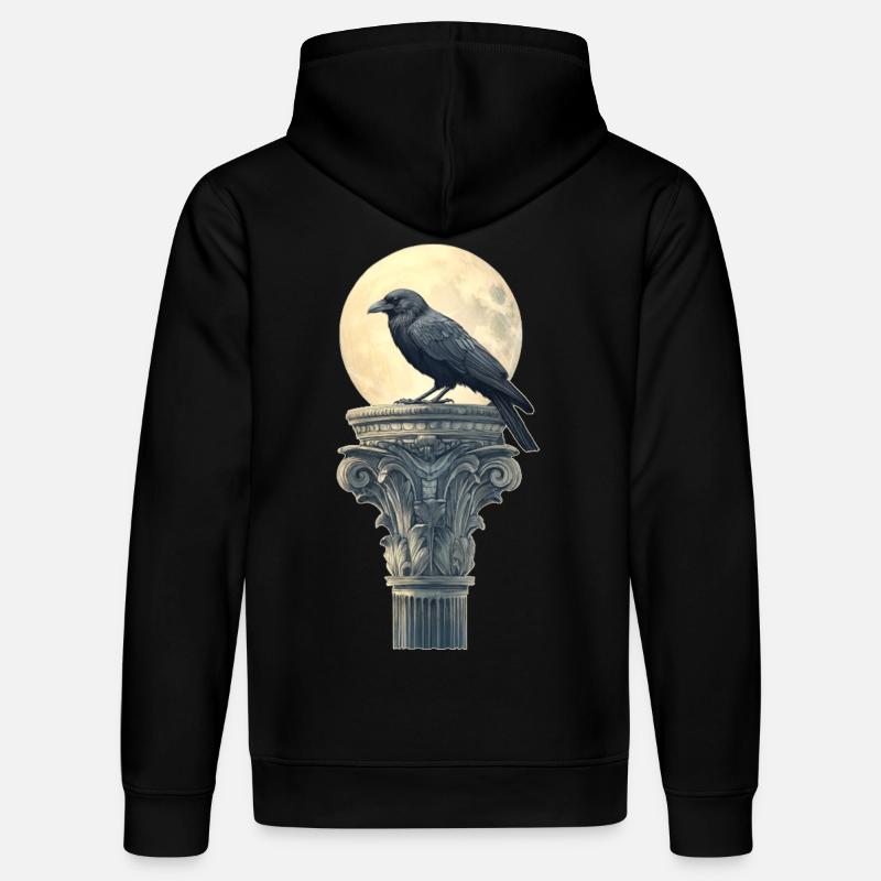 Corbeau - Sweat à capuche bio DRUMMER Stanley/Stella Unisexe - noir