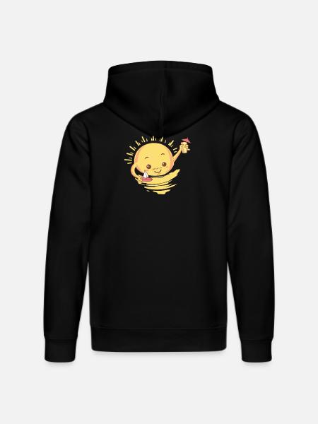 Sommer Cocktail Geschenk - Stanley/Stella Unisex Bio-Hoodie DRUMMER  - Schwarz