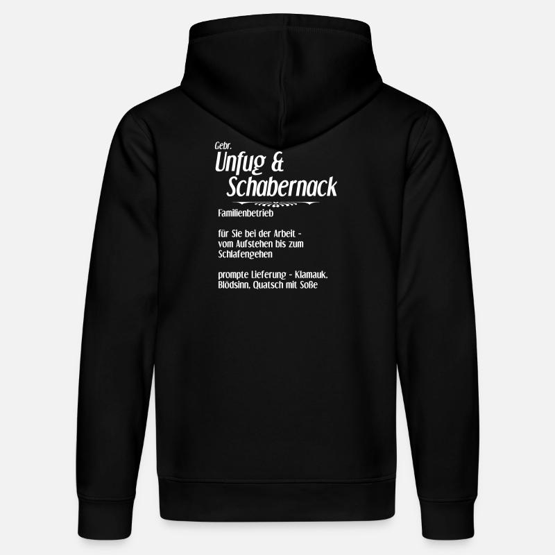 Unfug und Schabernack - Stanley/Stella Unisex Bio-Hoodie DRUMMER  - Schwarz