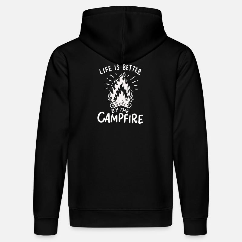 camping - Sweat à capuche bio DRUMMER Stanley/Stella Unisexe - noir