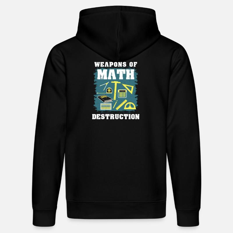 Mathematik Mathe Geschenk - Stanley/Stella Unisex Bio-Hoodie DRUMMER  - Schwarz