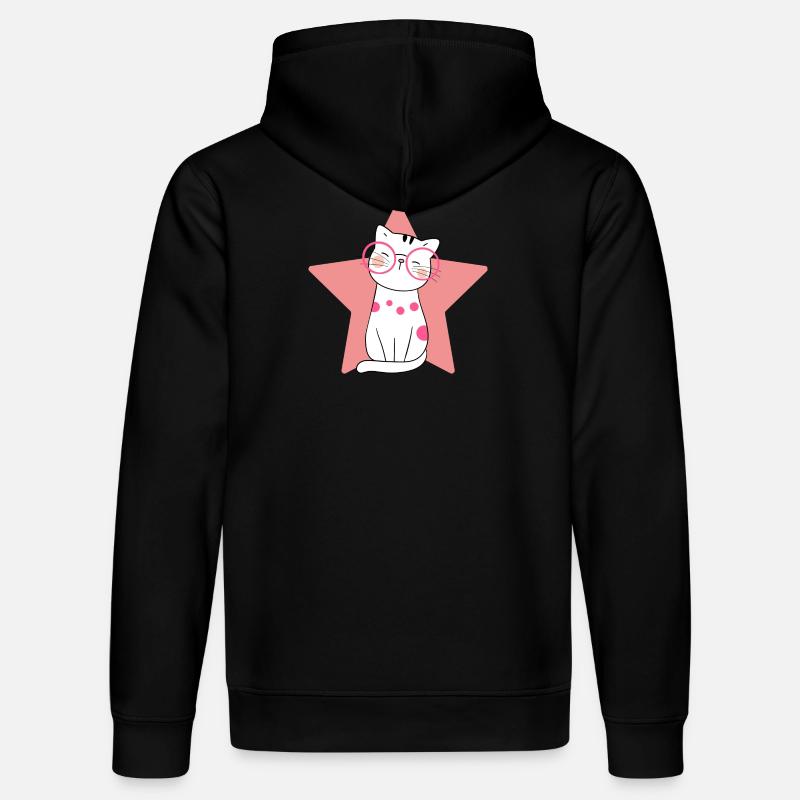 chat, chat mignon, chat domestique - Sweat à capuche bio DRUMMER Stanley/Stella Unisexe - noir