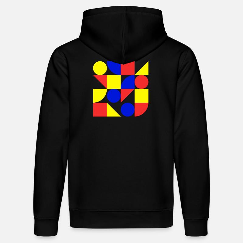 Form, Geometrie, Kunst, Bauhaus - Stanley/Stella Unisex Bio-Hoodie DRUMMER  - Schwarz