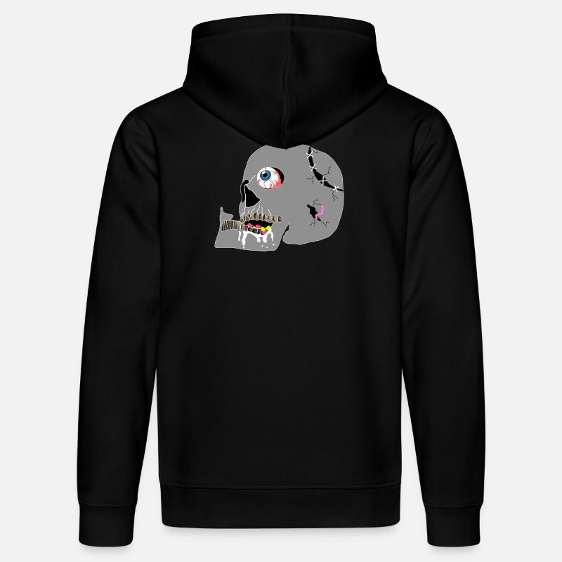 crâne - Sweat à capuche bio DRUMMER Stanley/Stella Unisexe - noir