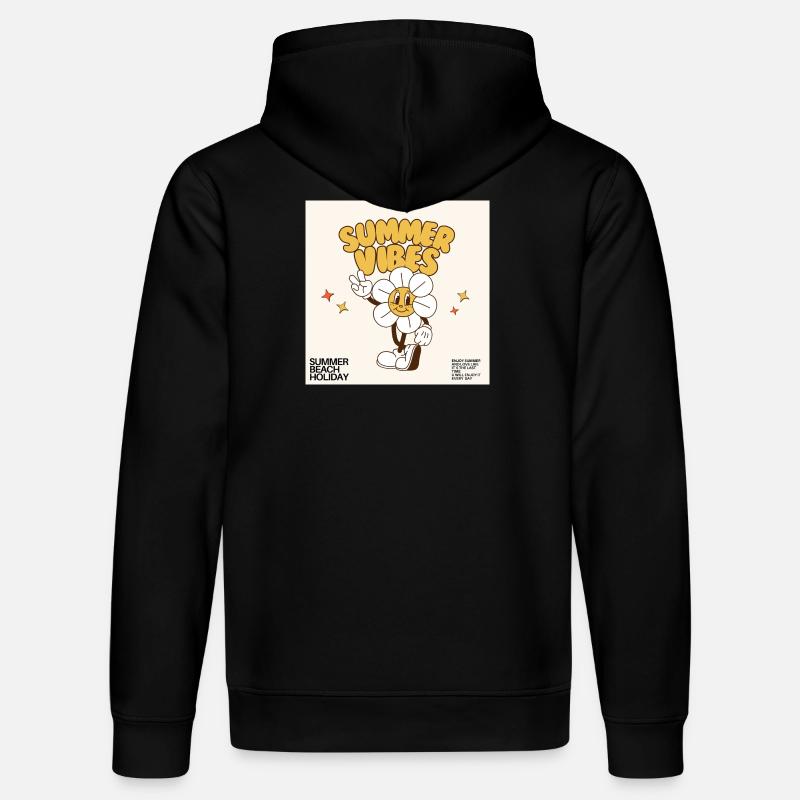 Summer Vibes Design - Sweat à capuche bio DRUMMER Stanley/Stella Unisexe - noir