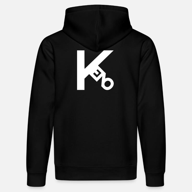 Keno blanc - Sweat à capuche bio DRUMMER Stanley/Stella Unisexe - noir