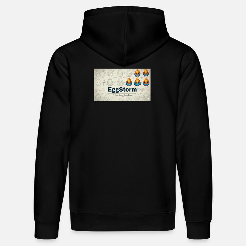 FireEgg Games Team - Stanley/Stella Unisex Bio-Hoodie DRUMMER  - Schwarz