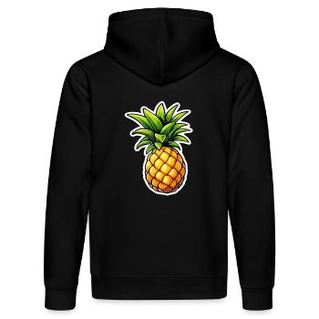 Ananas solo - Sweat à capuche bio DRUMMER Stanley/Stella Unisexe - noir - Dos - Marisol (170cm)
