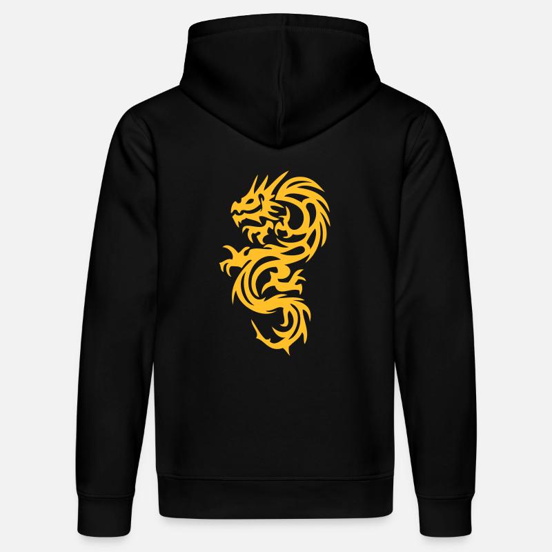 Drache - Stanley/Stella Unisex Bio-Hoodie DRUMMER  - Schwarz