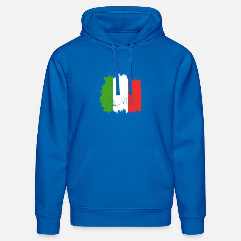 Drapeau italien - Sweat à capuche bio DRUMMER Stanley/Stella Unisexe - bleu roi