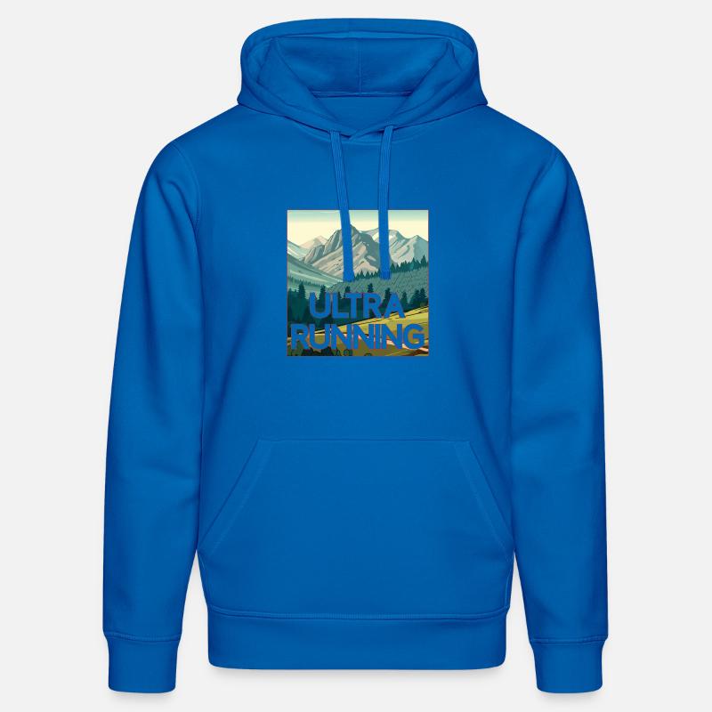 Ultra en cours d’exécution - Sweat à capuche bio DRUMMER Stanley/Stella Unisexe - bleu roi