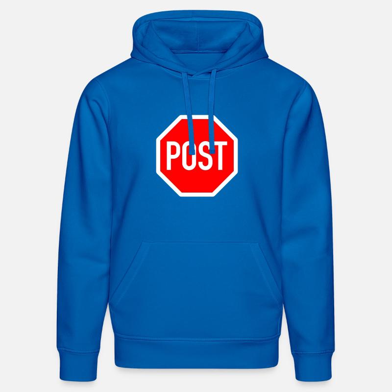 post oder stop? - Stanley/Stella Unisex Bio-Hoodie DRUMMER  - Königsblau