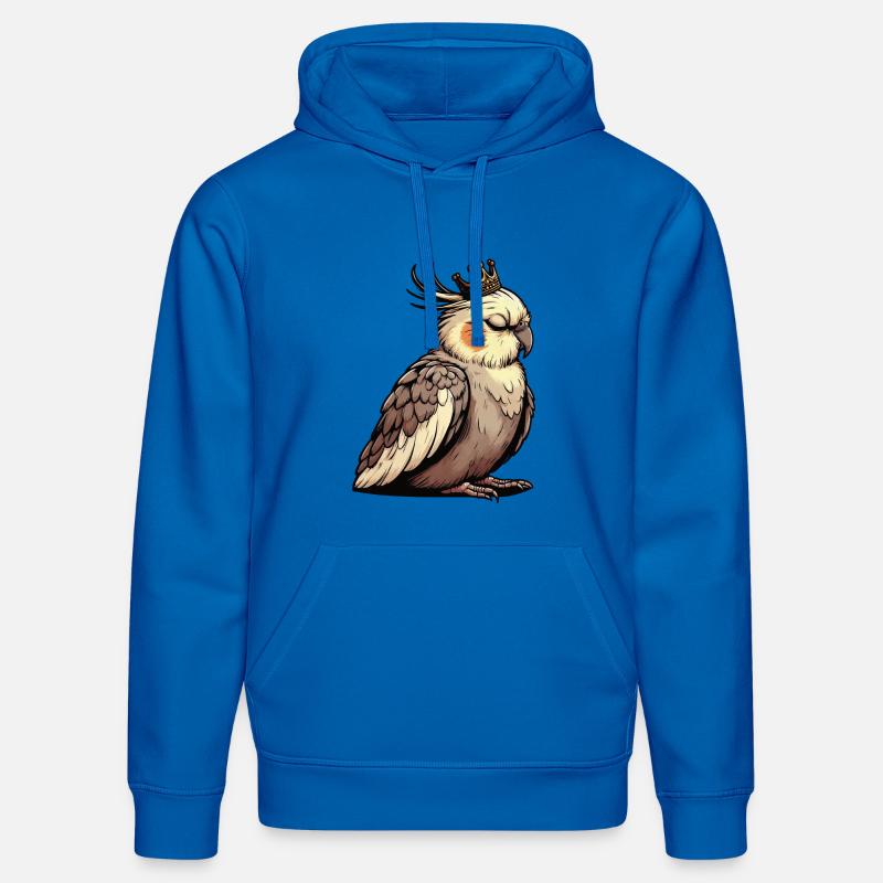 Calopsitte Calopsitte Calopsitte Oiseau calopsitte - Sweat à capuche bio DRUMMER Stanley/Stella Unisexe - bleu roi