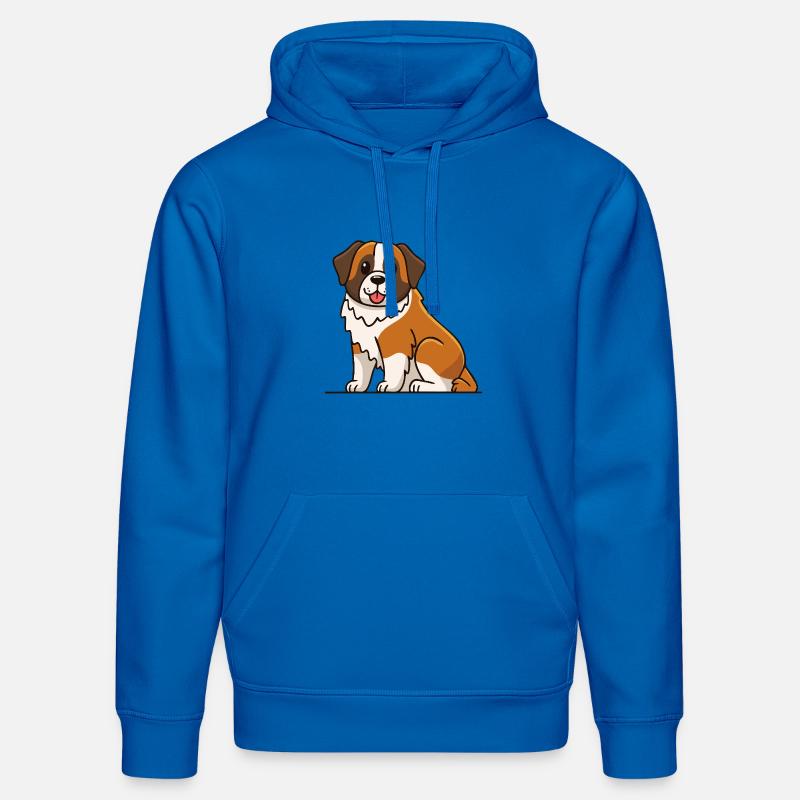 Saint-Bernard (bande dessinée) - Sweat à capuche bio DRUMMER Stanley/Stella Unisexe - bleu roi