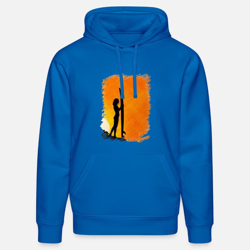 surf - Sweat à capuche bio DRUMMER Stanley/Stella Unisexe - bleu roi