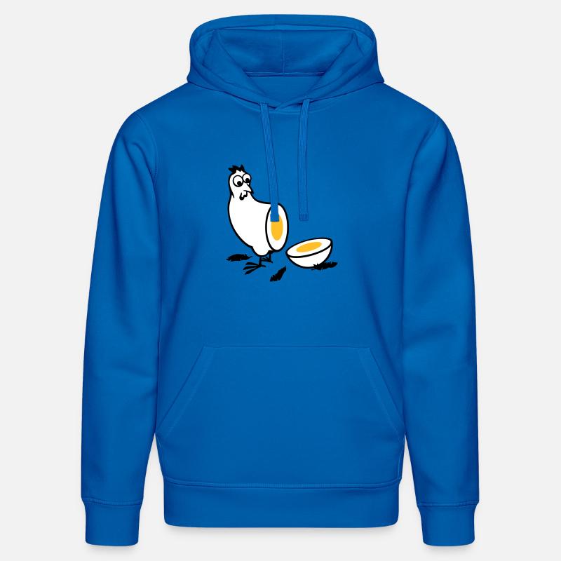 Huhn oder Ei - Stanley/Stella Unisex Bio-Hoodie DRUMMER  - Königsblau