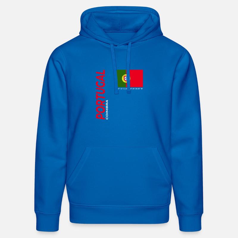 Coimbra - Sweat à capuche bio DRUMMER Stanley/Stella Unisexe - bleu roi