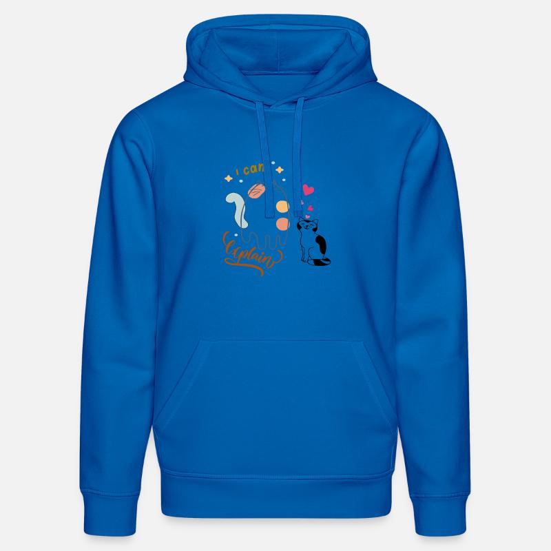 Je peux expliquer - Sweat à capuche bio DRUMMER Stanley/Stella Unisexe - bleu roi