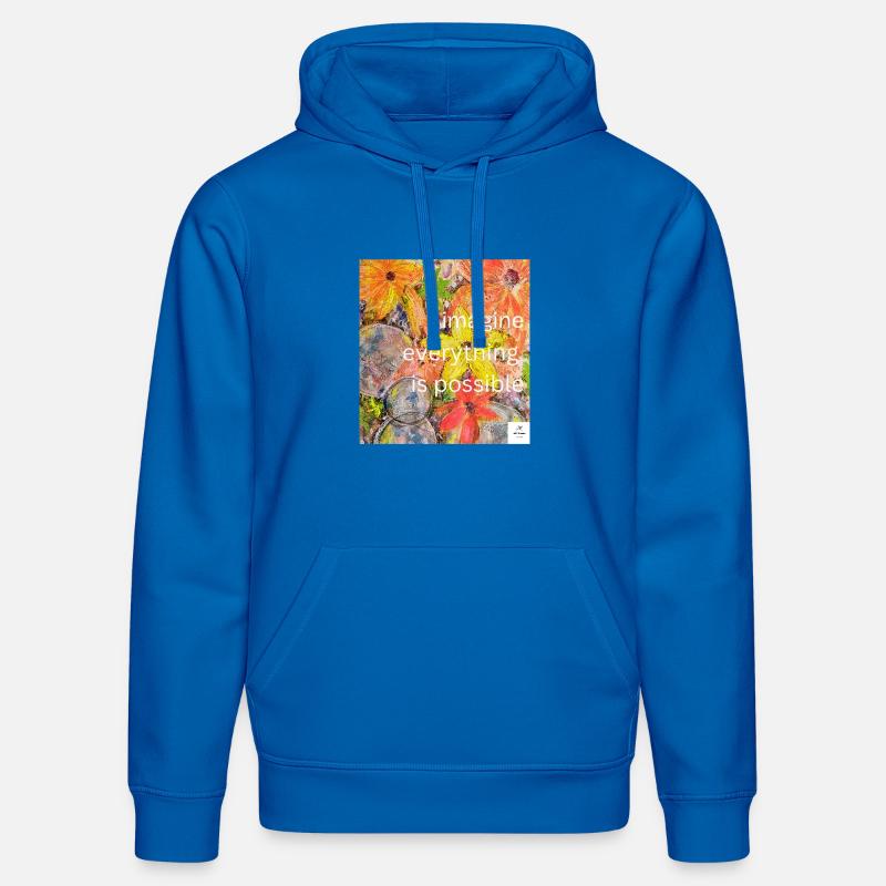 imagine everything is possible I statementstyle  - Stanley/Stella Unisex Bio-Hoodie DRUMMER  - Königsblau