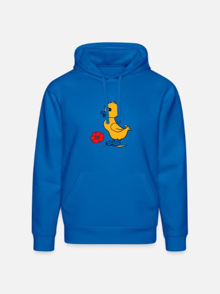 Easter chicks Happy Easter - Stanley/Stella DRUMMER Unisex Organic Hoodie - royal blue