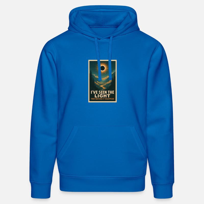 Light Disappears | Eclipse - Stanley/Stella DRUMMER Unisex Organic Hoodie - royal blue