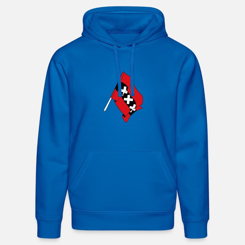 Drapeau Amsterdam Pays-Bas - Sweat à capuche bio DRUMMER Stanley/Stella Unisexe - bleu roi