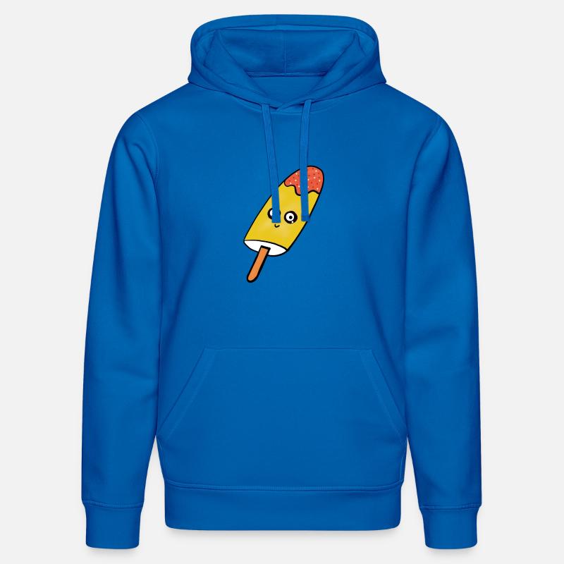 Kawaii  Eis Eiskrem Kinder lustig - Sweat à capuche bio DRUMMER Stanley/Stella Unisexe - bleu roi