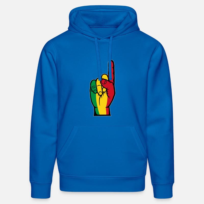 Drapeau du Mali numéro 1 - Sweat à capuche bio DRUMMER Stanley/Stella Unisexe - bleu roi