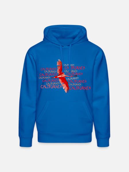 california - Stanley/Stella DRUMMER Unisex Organic Hoodie - royal blue