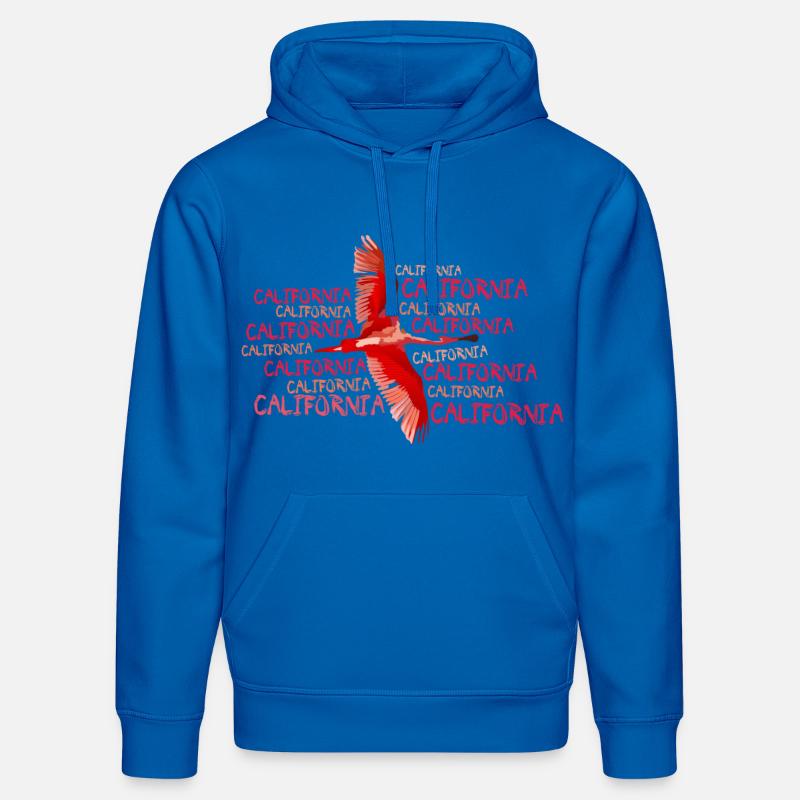 california - Sweat à capuche bio DRUMMER Stanley/Stella Unisexe - bleu roi