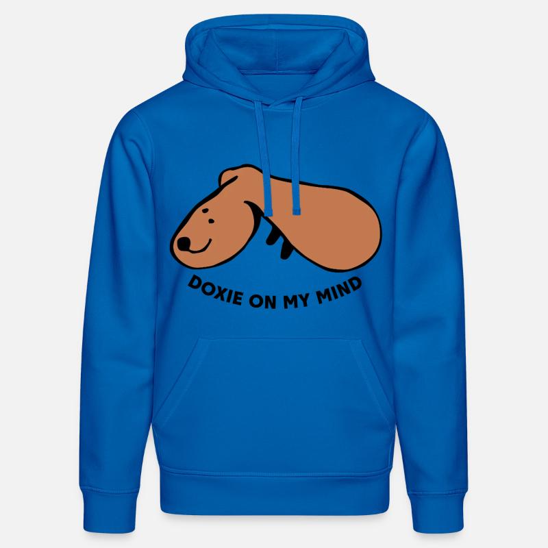 Chien décontracté – Tout simplement détendu - Sweat à capuche bio DRUMMER Stanley/Stella Unisexe - bleu roi