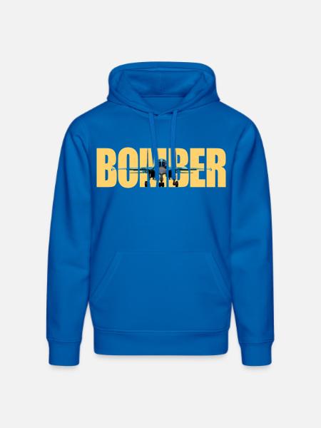 Bomber Su-34 - Stanley/Stella DRUMMER Unisex Organic Hoodie - royal blue