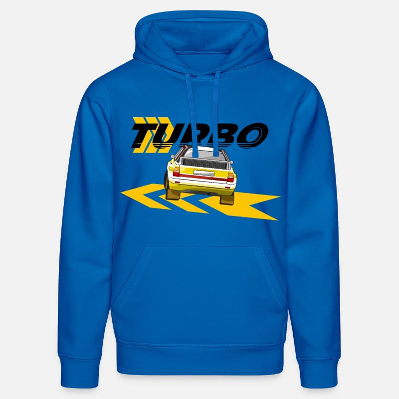 Rallye Quattro A2 Drift - Stanley/Stella Unisex Bio-Hoodie DRUMMER - Königsblau
