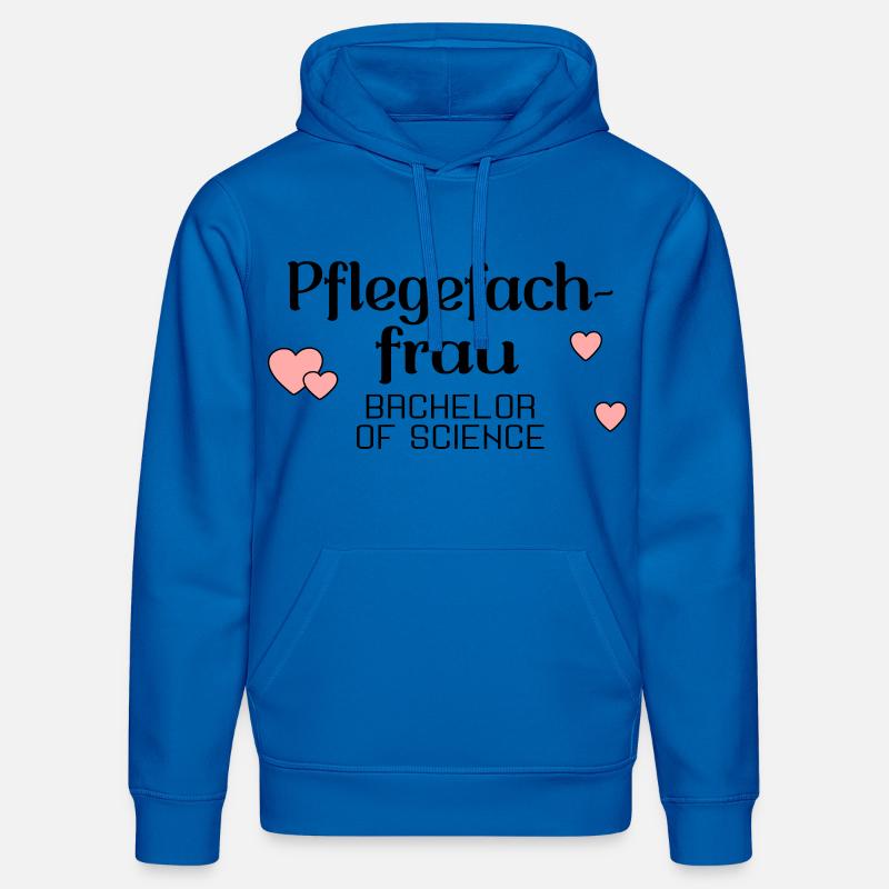 Bachelorstudium Pflege - Abschluss Pflegefachfrau - Stanley/Stella Unisex Bio-Hoodie DRUMMER  - Königsblau